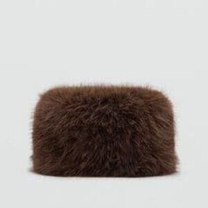 Mango Faux Fur Beanie